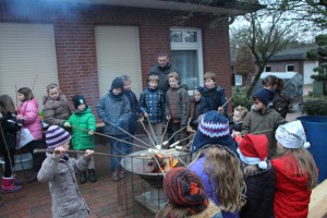 Stockbrot Adventsblasen 2013