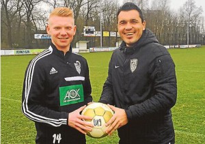 Tom Wagner und sein Trainer Maik Stolzenberger