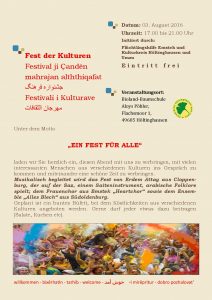 Fest der Kulturen Plakat